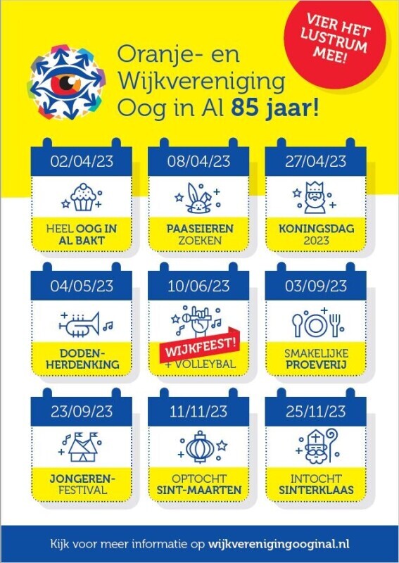 Lustrum: we bestaan 85 jaar!